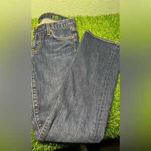 jcrew bootcut blue jeans